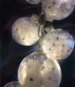 Lyn brown Milkweed ornaments