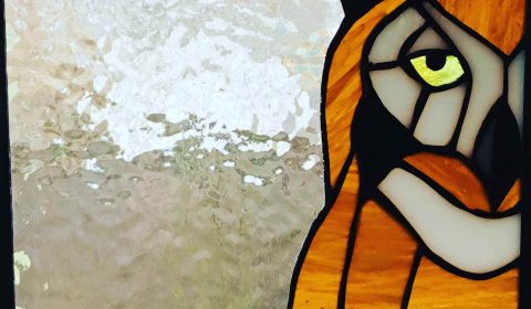 Donna Karl, Stained Glass, owl