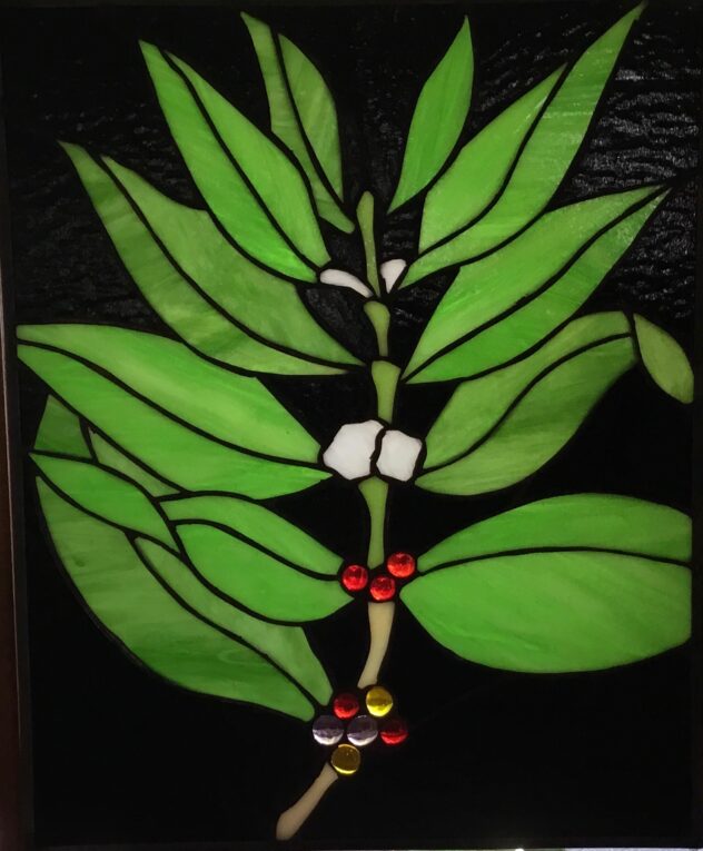 Stained GlassWe celebrate the coffee plant!