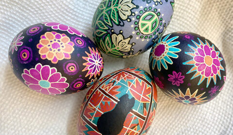 Julia Tenney, Pysanky or batik-dyed eggs