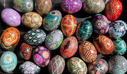 Julia Tenney, Pysanky or batik-dyed eggs