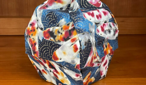 Berline Chao, Origami Artist; Lamp Bowl Koi