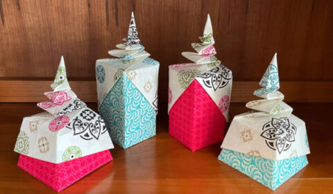 Berline Chao , Origami Artist; Pagoda