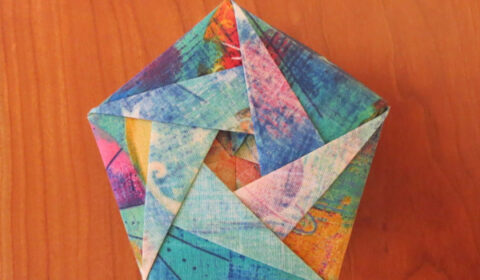 Berline Chao , Origami Artist; Pentagon Box