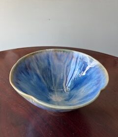 Alice Templeton, porcelain Blue ocean bowl