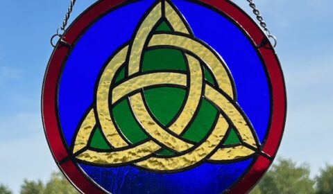 Christine McCarthy, Stained Glass, Round Knot