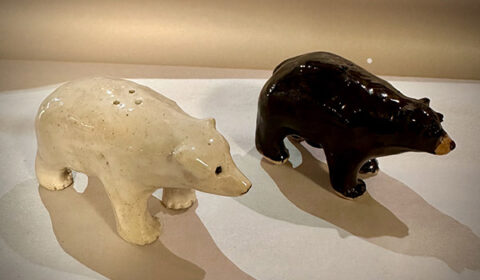 Alice Templeton Bear Salt and Pepper Shakers